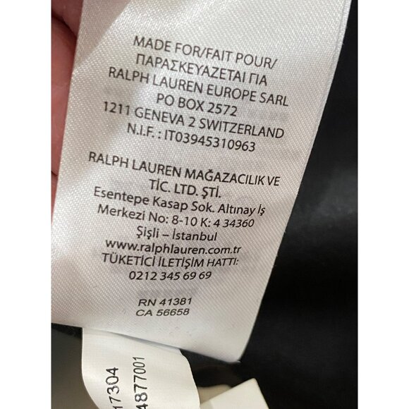 New Ralph Lauren Medium Black Red Velvet Military Equestrian Hussar Jacket S 16 - Picture 14 of 15